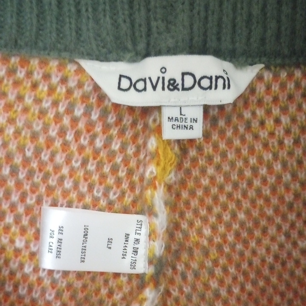 NWOT Sweater Knit Pants - Graphic Floral Print - Picture 7 of 14